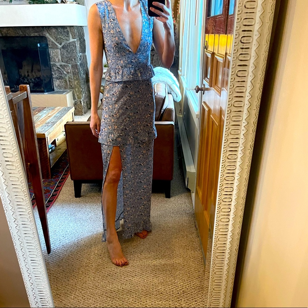 NIGHTWALKER Floral Maxi Dress